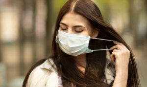 covid 19 pandemic coronavirus woman city street wearing face mask protective spreading disease virus girl with protective mask face against coronavirus disease 2019 137441 948