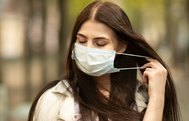 covid 19 pandemic coronavirus woman city street wearing face mask protective spreading disease virus girl with protective mask face against coronavirus disease 2019 137441 948