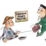 kartun 1 money politik