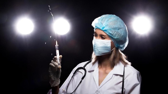 Ilustrasi vaksin virus Corona COVID 19 Foto iStock