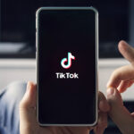 October 20, 2019. Barnaul. Russia. Men Holding Phone With Tiktok tiktok