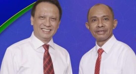 dr. Taolin Agustinus Sp.PD dan Drs. Aloysius Haleserens