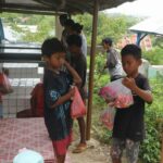penjual bunga rampai