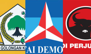 golkar demokrat pdip