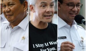 prabowo ganjar anies dok detikcom