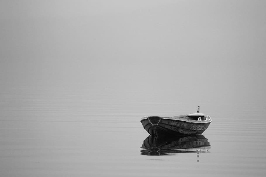 boat minimalist alone single