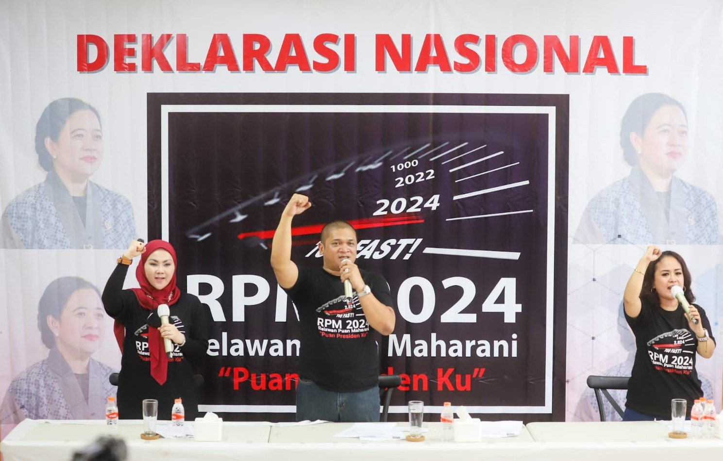 deklarasi relawan puan maharani for presiden 2024 atau rpm 2 qhds