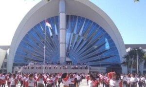 suasana senam gemufamire