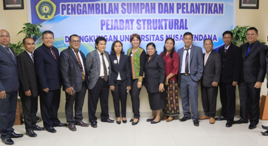 pelantikan pejabat undana