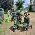 penyambutan anggota TNI penyambutan anggota TNI