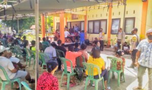 Vaksinasi di Polsek Pantai Baru Vaksinasi di Polsek Pantai Baru