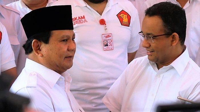 prabowo subianto dan anies baswedan foto