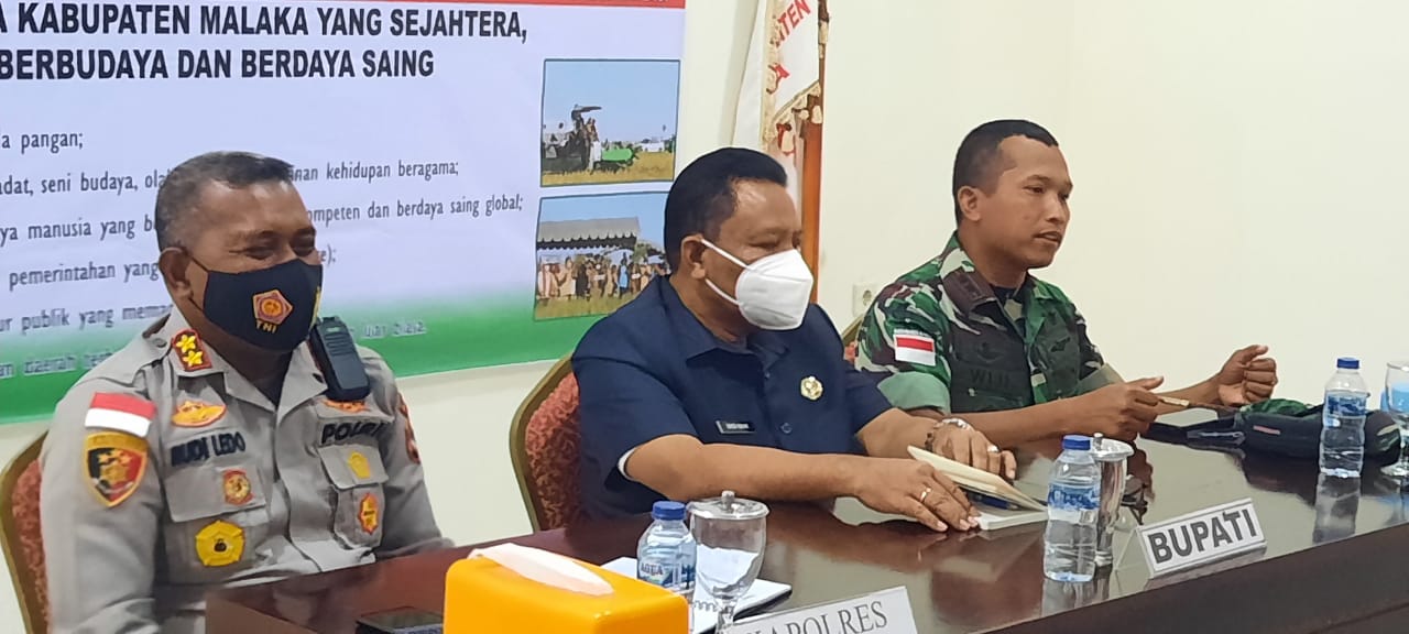 bupati malaka dandim kapolres