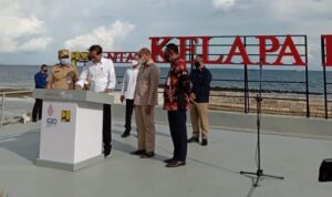 jokowi resmikan kelapa lima jokowi resmikan kelapa lima