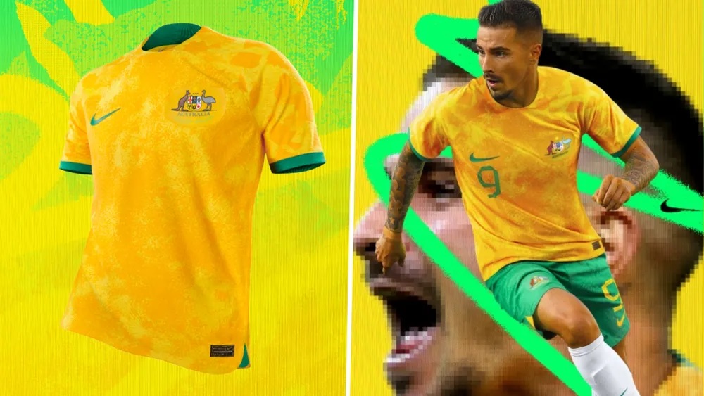Daftar Model Jersey Negara Peserta Piala Dunia 2022 Qatar, Mana Terbaik? 3 australia kandang