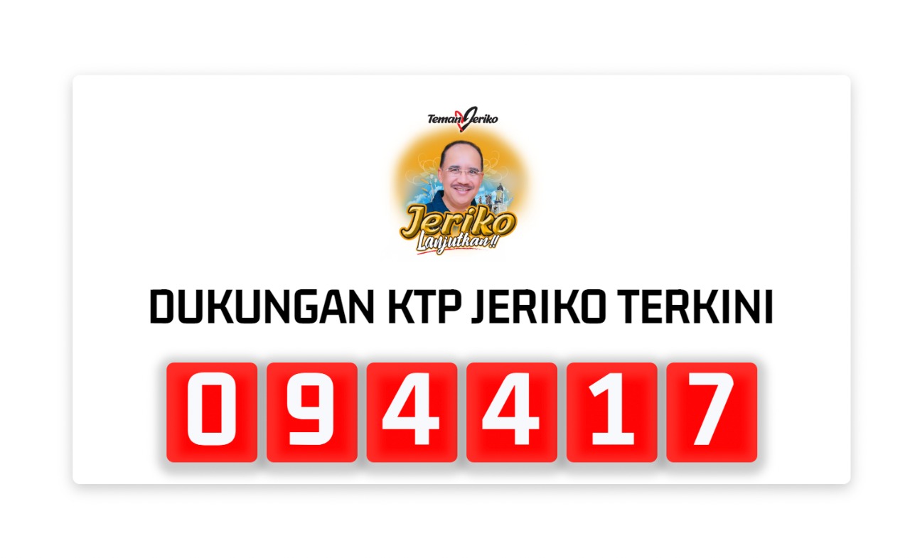 dukungan untuk jeriko