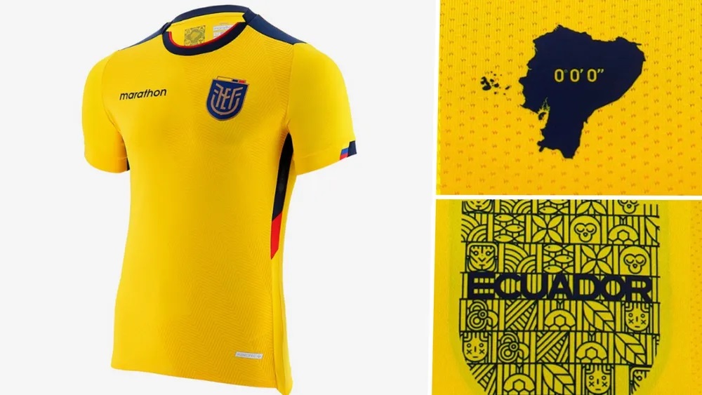 Daftar Model Jersey Negara Peserta Piala Dunia 2022 Qatar, Mana Terbaik? 16 ekuador kandang