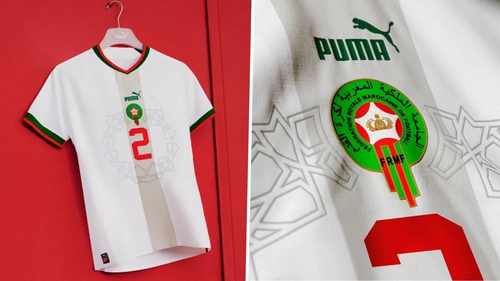 Daftar Model Jersey Negara Peserta Piala Dunia 2022 Qatar, Mana Terbaik? 31 maroko tandang