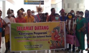 KKT Jemput Pesparani Sulsel KKT Jemput Pesparani Sulsel