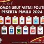 berita Nama Nama Partai Politik Peserta Pemilu 2024 Berikut Nomor Urutnya
