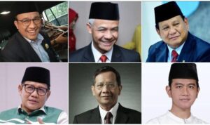 anies ganjar prabowo mahfud imin gibran