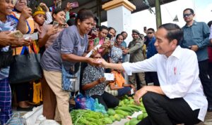 jokowi di pasar